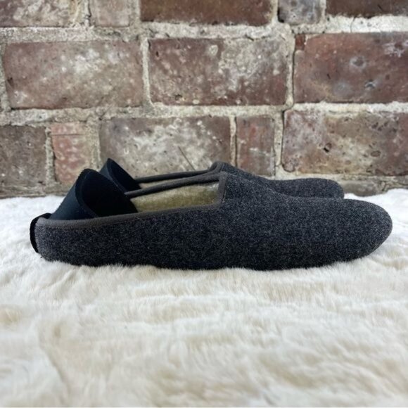 Mahabis Classic Wool Slip On Gray Slippers W10.5-11 M8.5-9 (sz 42) - Picture 4 of 9